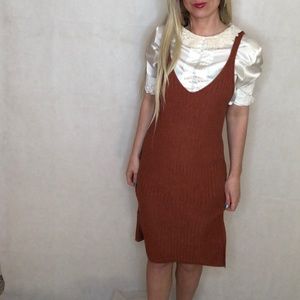 Cute brown mini dress